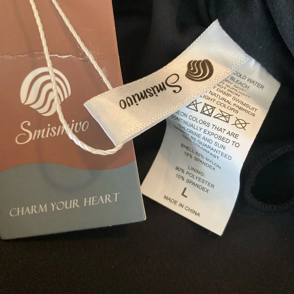 Swimsuit One Piece Swimsuit Ruched Tummy Control Bathing Suits Halter Large NWT - Picture 3 of 5